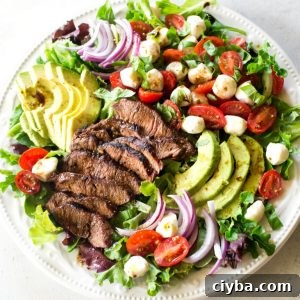Caprese Steak Salad