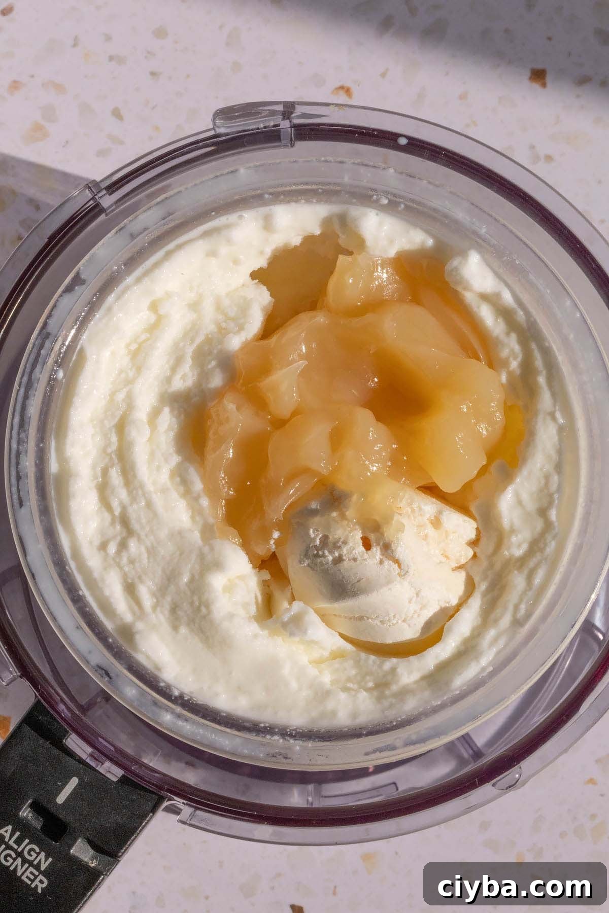 Adding lemon curd and meringue cookies to Creami