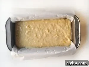 Classic Moist Banana Bread Recipe 5 classic moist banana bread ready for the oven