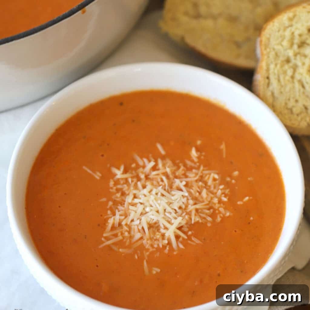 75+ Budget-Friendly Dinner Ideas for Weeknights 29 recipe for creamy tomato soup, how to make homemade tomato soup.