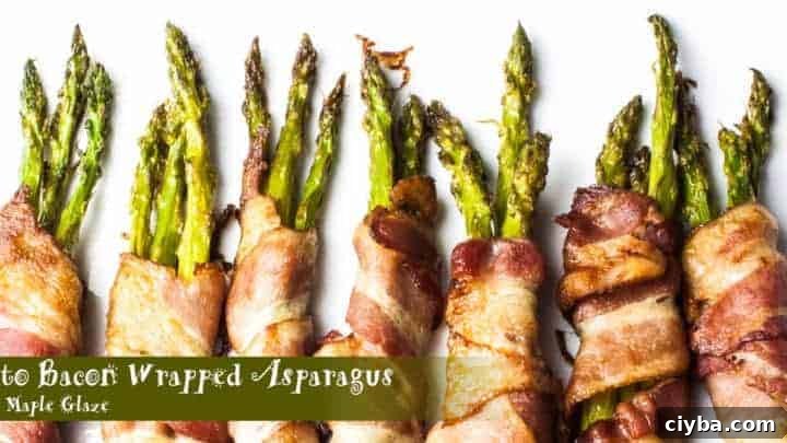 Keto Bacon Wrapped Asparagus