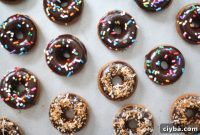 Mini Baked Banana Bread Doughnuts with Toasted Coconut