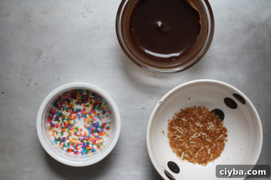 mini toasted coconut banana bread (baked) doughnuts via butter me up, Brooklyn! 6