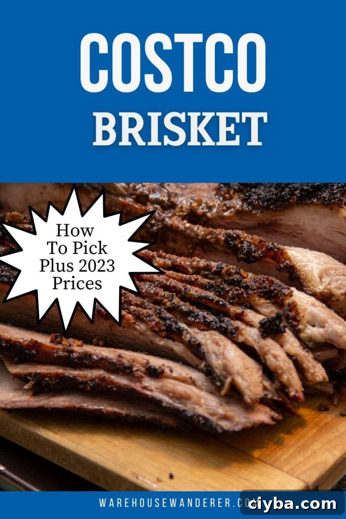 Costco Brisket Pinterest Pin