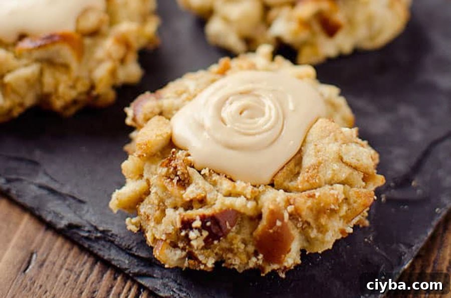 thumbprint cookies on a slate serving tray.
