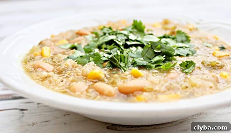 White Bean Quinoa Chili