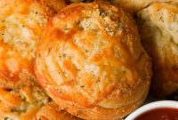 Cheesy Garlic Knots Made with Crescent Rolls