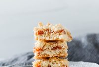 Coconut Peach Crumb Bars Recipe
