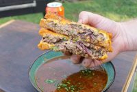 Beer-Braised Beef Melt Sandwich