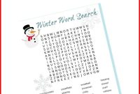 Winter Word Search Puzzles for Holiday Fun