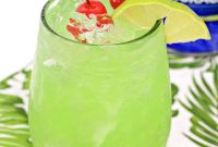 Mermaid Cocktail Recipe: Tropical Blue Drink