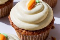 Classic Carrot Cake Cupcakes with Cream Cheese Frosting