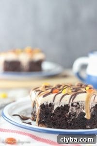 Peanut Butter Poke Cake