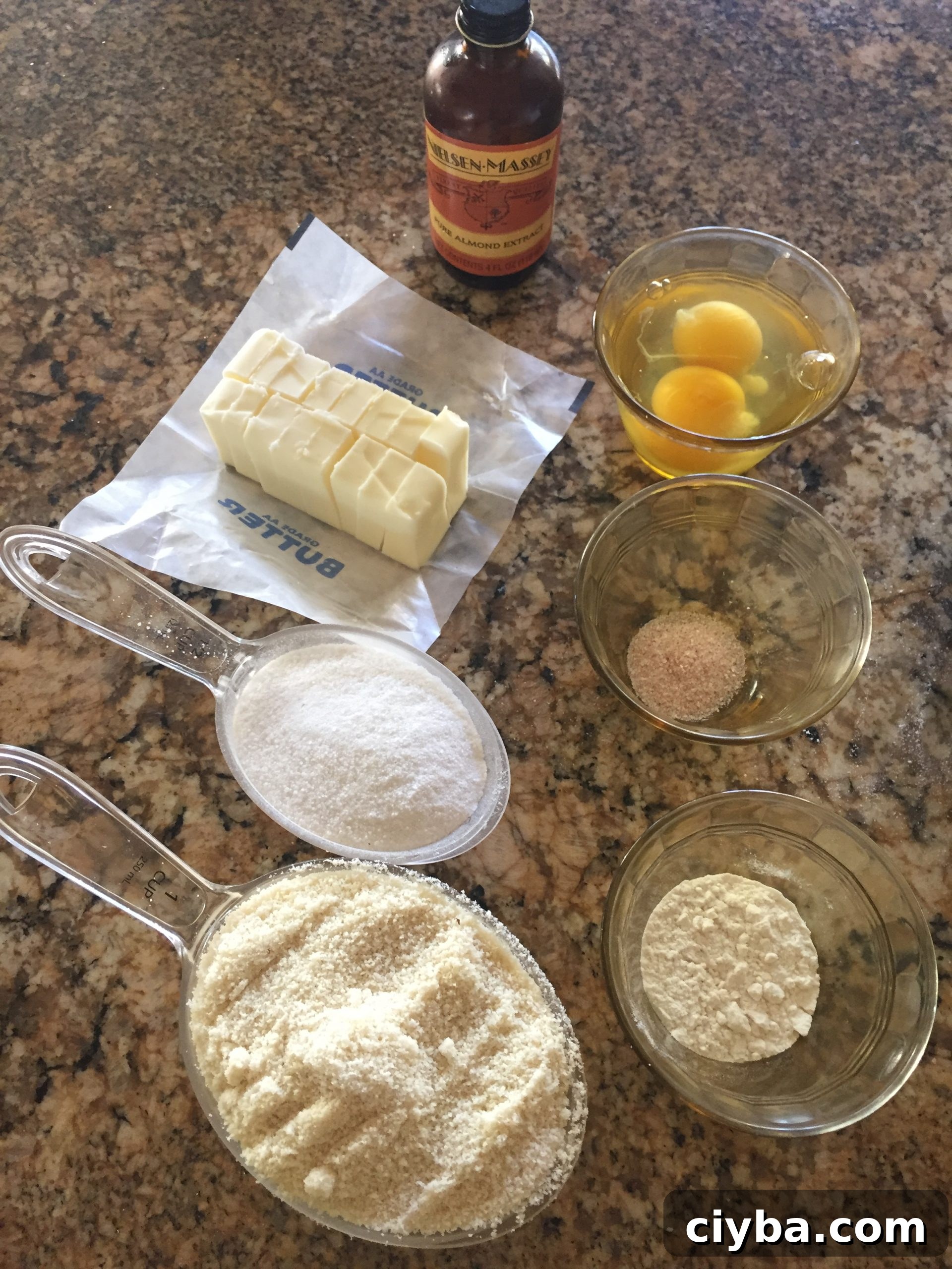 Toasted Almond Frangipane Bars Recipe 4 Almond Frangipane ingredients