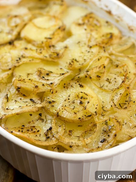 Dairy Free Scalloped Potatoes with Creamy Garlic Sauce 2 Dairy free Gluten Free Scalloped Potatoes