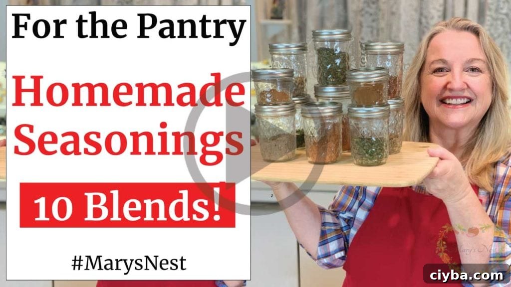 Homemade seasoning blends