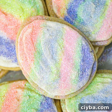 Easter Egg Cut-Out Sugar Cookies