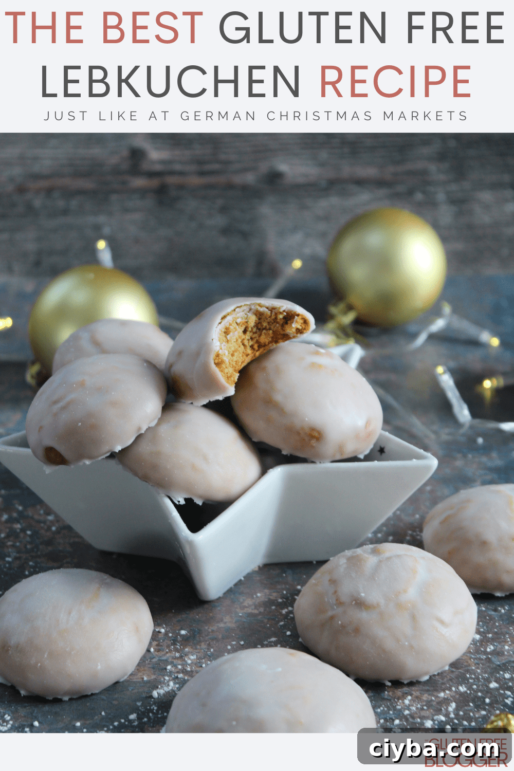 Gluten-Free Lebkuchen: Soft German Gingerbread Cookies 8 gluten free lebkuchen