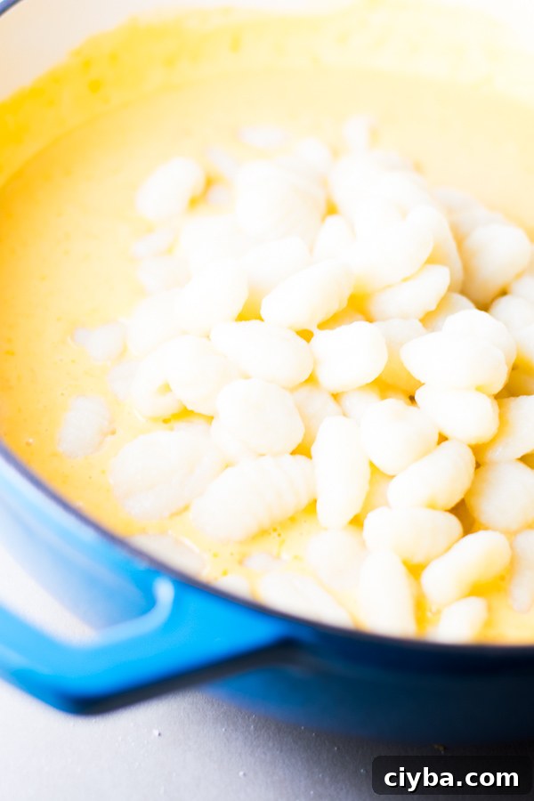 gnocchi bacon mac 'n cheese