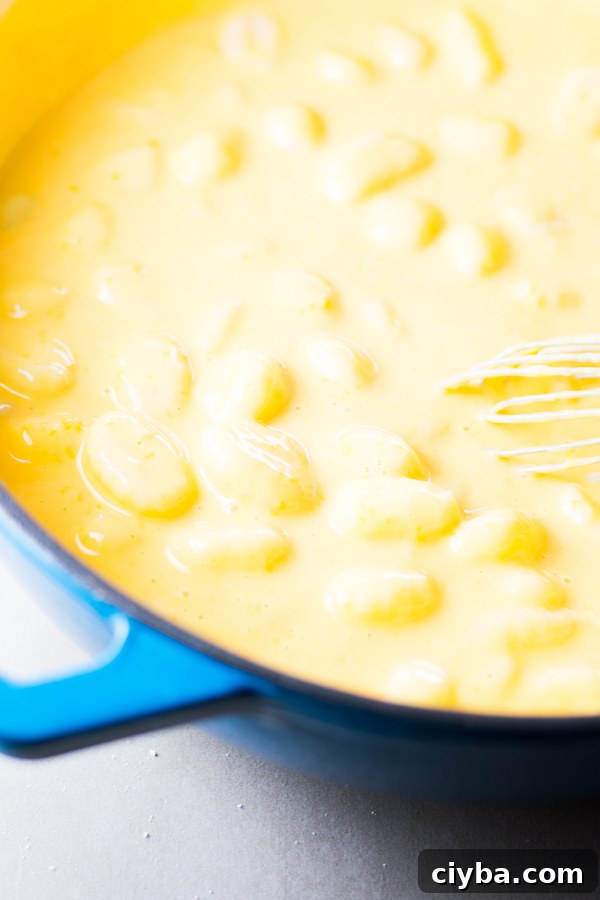 gnocchi bacon mac 'n cheese
