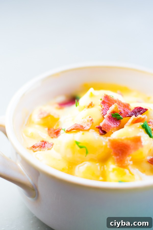 gnocchi bacon mac 'n cheese