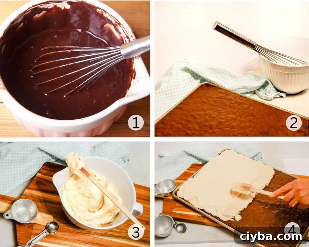 Ho Ho Cake: Chocolate Roll with Cream Filling 5 process picture 1 for making ho ho cake recipe.