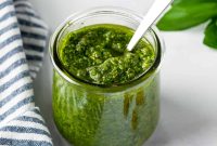 Almond Basil Pesto Recipe for Pasta and Sandwiches