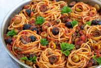 Authentic Spaghetti alla Puttanesca Recipe