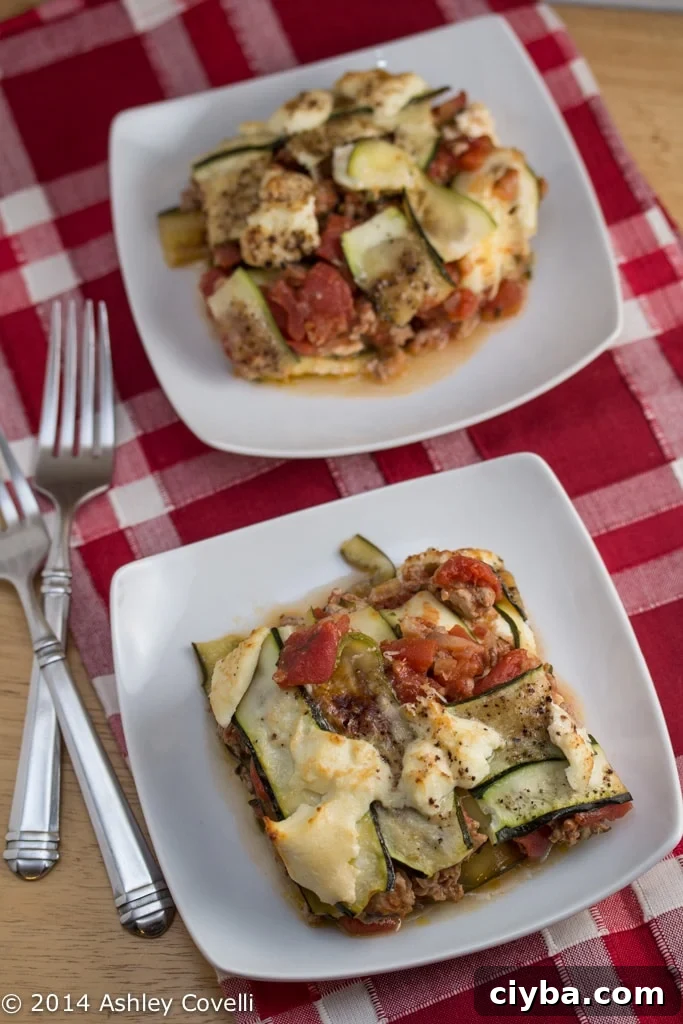 Zucchini Lasagna with Ricotta and Fresh Herbs 3 Zucchini Lasagna