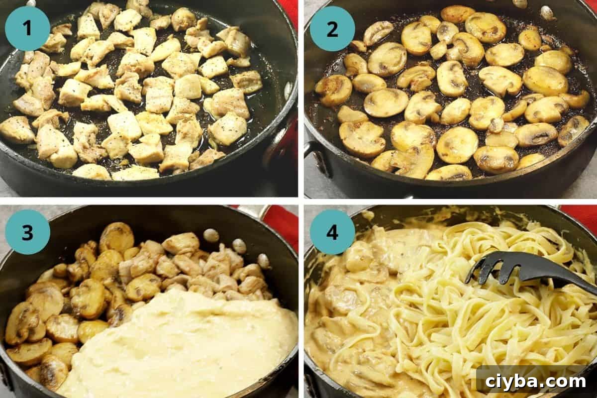 photo collage of recipe steps