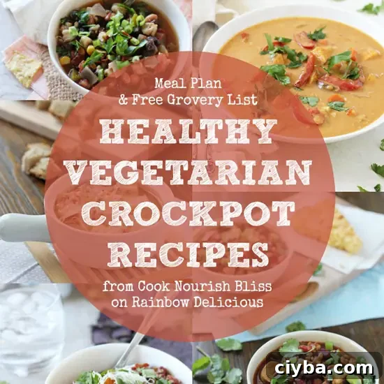 Creamy Slow Cooker Vegetable and Wild Rice Soup 4 Healthy Vegetarian Crockpot Recipes Meal Plan