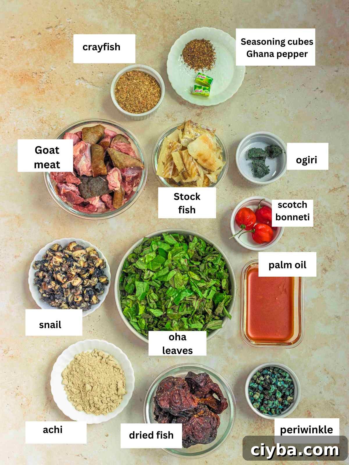 ingredients listed for the recipe.