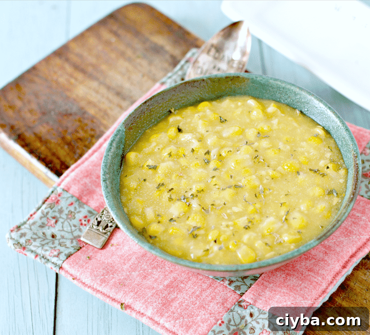 How to Cook Canned Creamed Corn: Quick Stovetop Method 3 A far off view from above of HOW TO COOK CANNED CREAMED CORN