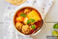 Instant Pot Mexican Meatball Soup Caldo de Albondigas