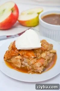 Apple Bread Pudding with Bourbon Sauce