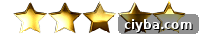 5 golden stars for rating recipes