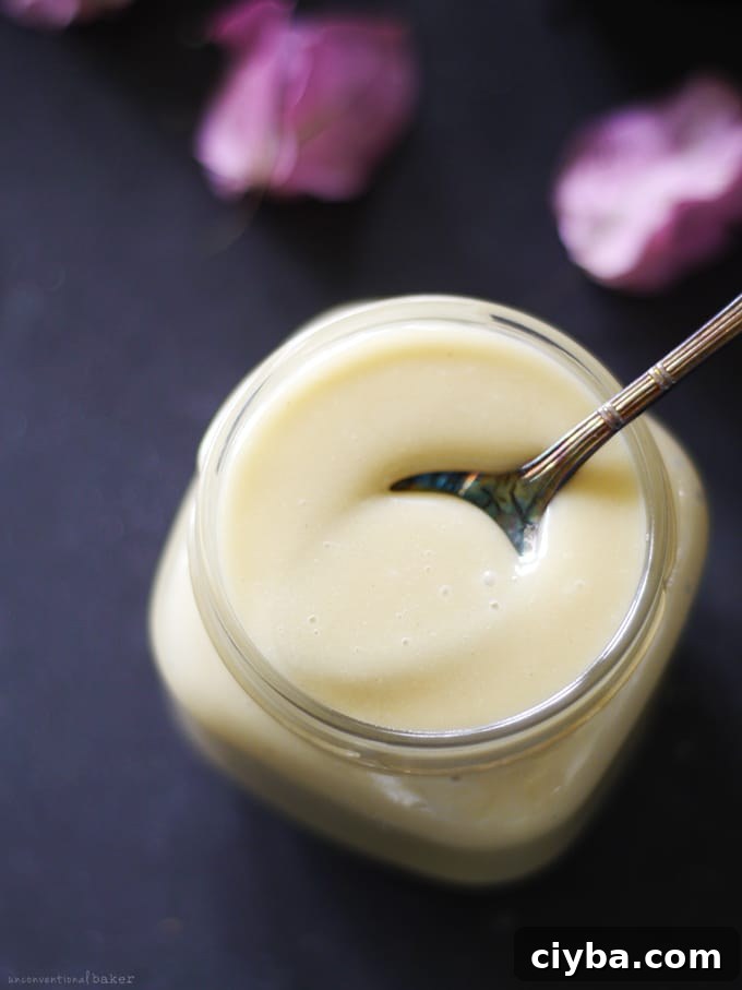 Sweetened Condensed Milk Substitute (Instant, Raw, and Free from: dairy, refined sugars, gluten & grains)